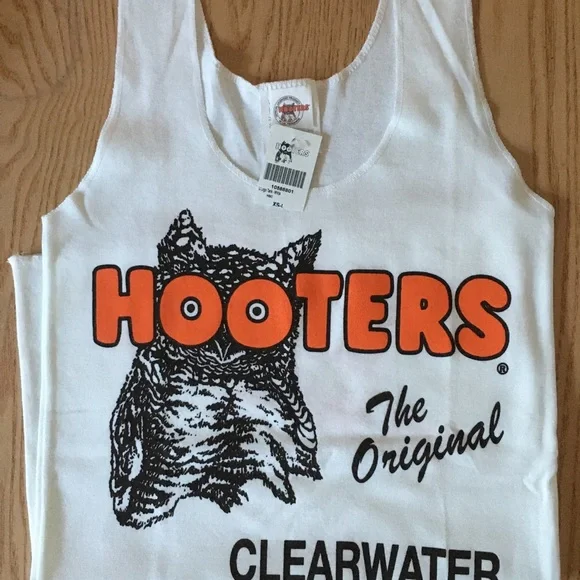 New Hooters Girl Vintage Uniform Tank Shorts Pantyhose XL Length Socks Size XS